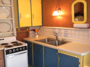 Picture of kitchen in cottage.